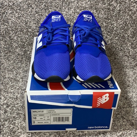 MENS NEW BALANCE SHOES 247 "ROYAL BLUE" MRL247J2 - Picture 8 of 8